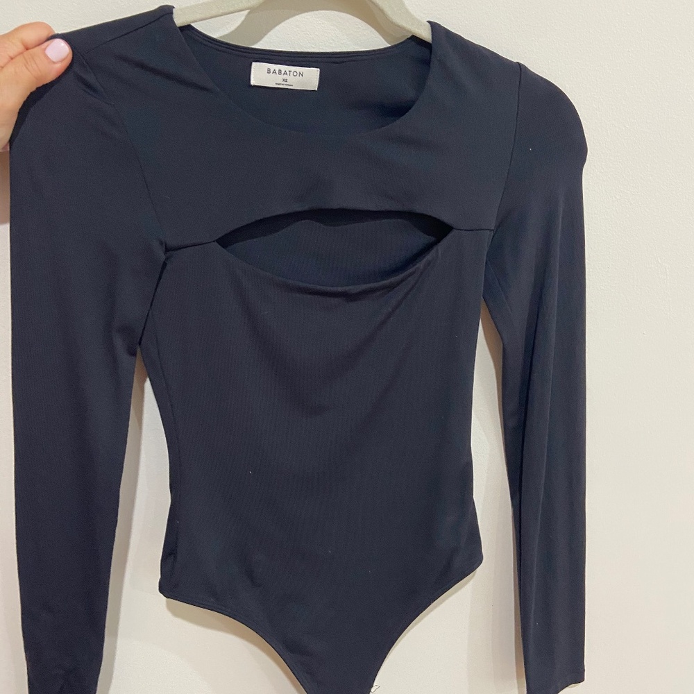 Black Aritzia bodysuit